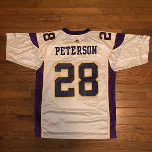 Adrian Peterson #28 Vikings NFL Football Jersey
